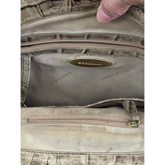 Brahmin Women's Adora Rose Antique Boulevard Distressed Leather Shoulder Handbag - Picture 5 of 13